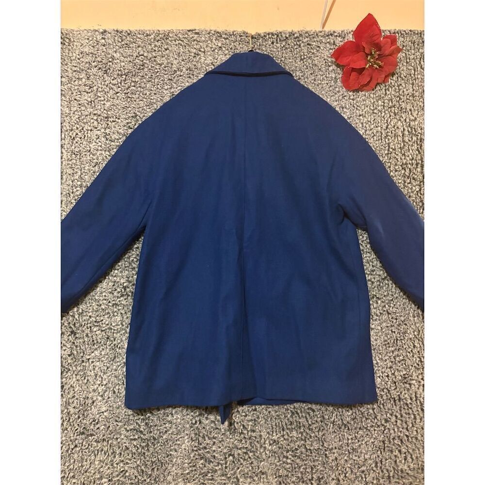 Harve Benard Women's Blue Coat  Blazer Jacket Size 16Business Solid - Picture 6 of 10